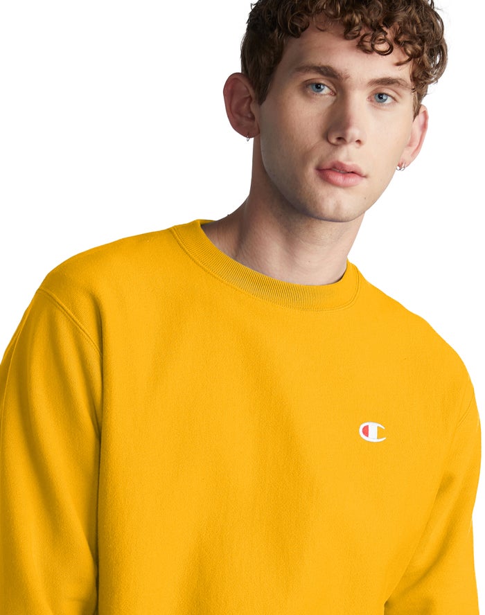 Champion sweater yellow sale